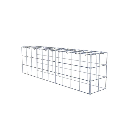 Add-on schanskorf type 4 100 cm x 30 cm x 20 cm (L x H x D), maaswijdte 10 cm x 10 cm, C-ring