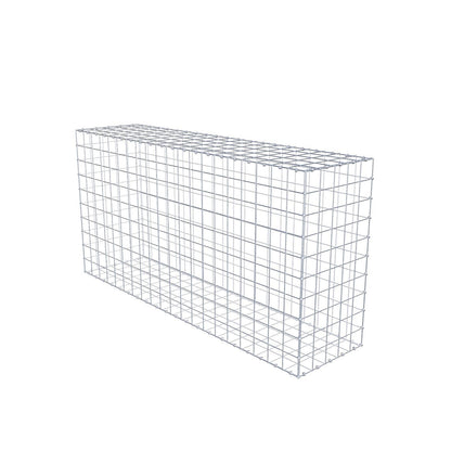 Schanskorf 200 cm x 100 cm x 50 cm (L x H x D), maaswijdte 10 x 10 cm, spiraalring
