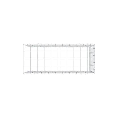 Gavión complementario de tipo 4 100 cm x 50 cm x 40 cm (L x A x P), malla 10 cm x 10 cm, anillo en C
