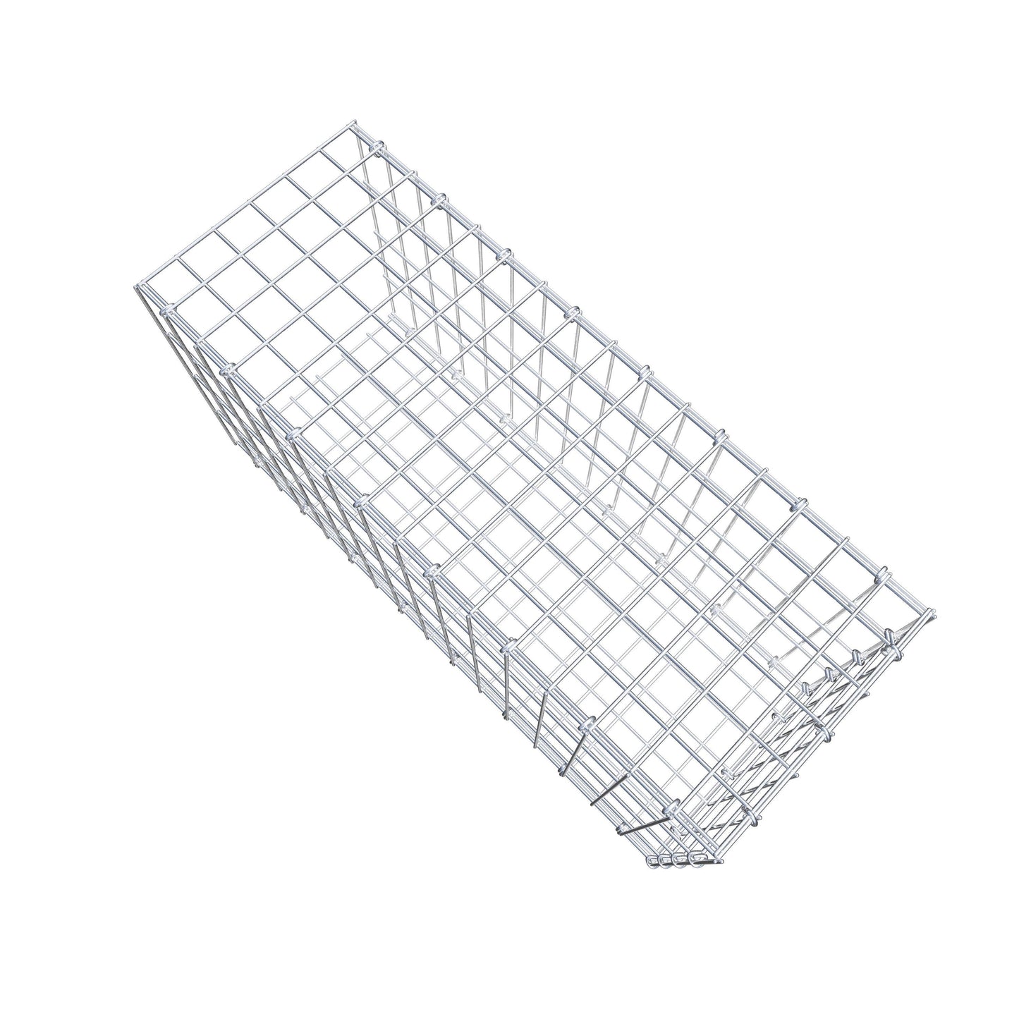 Gabião Tipo 2 80 cm x 40 cm x 30 cm, malhagem 5 cm x 10 cm, anel C
