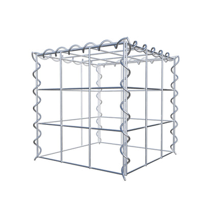 Add-on schanskorf type 3 30 cm x 30 cm x 30 cm (L x H x D), maaswijdte 10 cm x 10 cm, spiraal