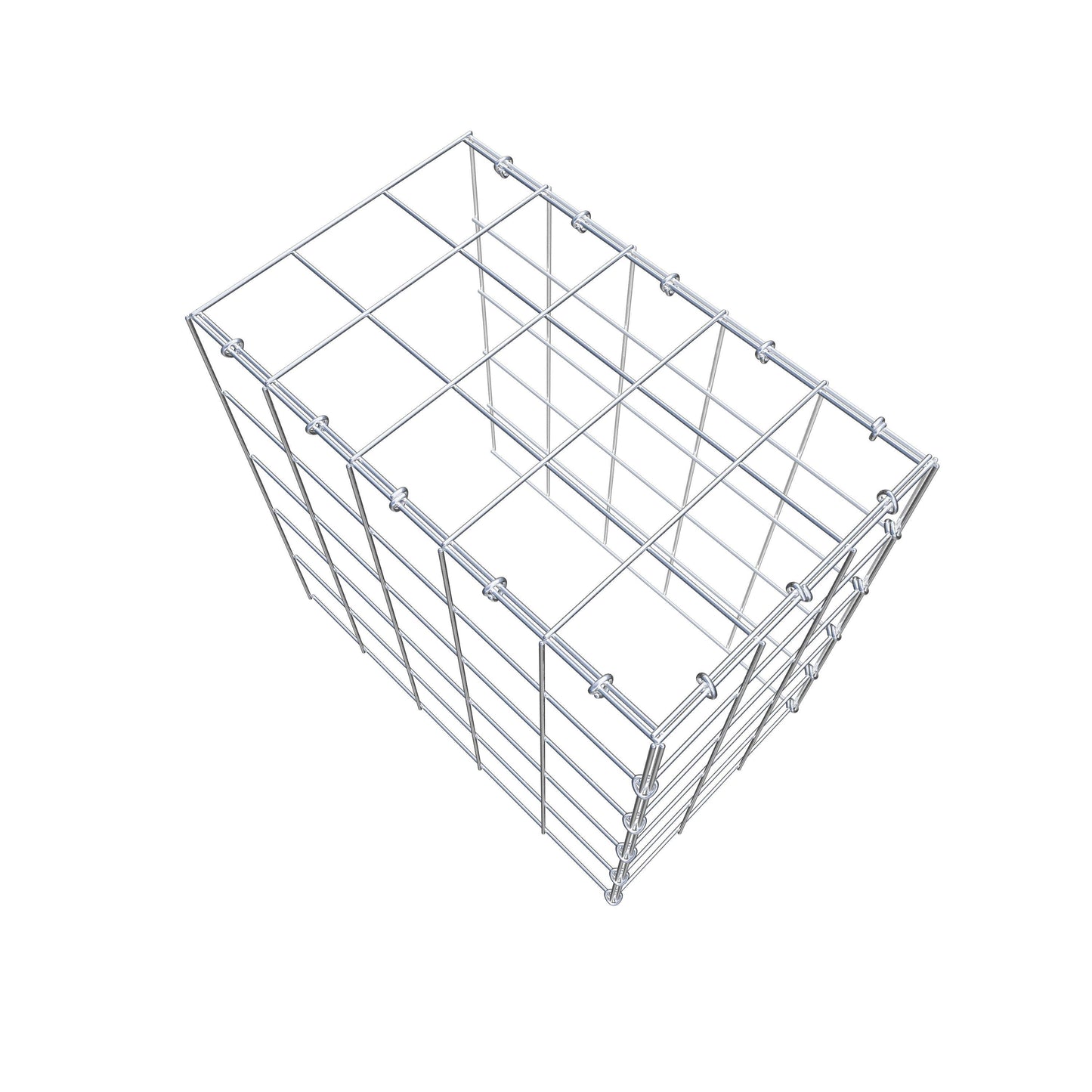 Fourche rapportée type 4 50 cm x 50 cm x 30 cm (L x H x P), mailles 10 cm x 10 cm, anneau C
