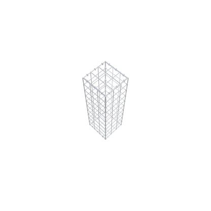 Gabião 100 cm x 30 cm x 30 cm (C x A x P), malhagem 10 cm x 10 cm, anel C