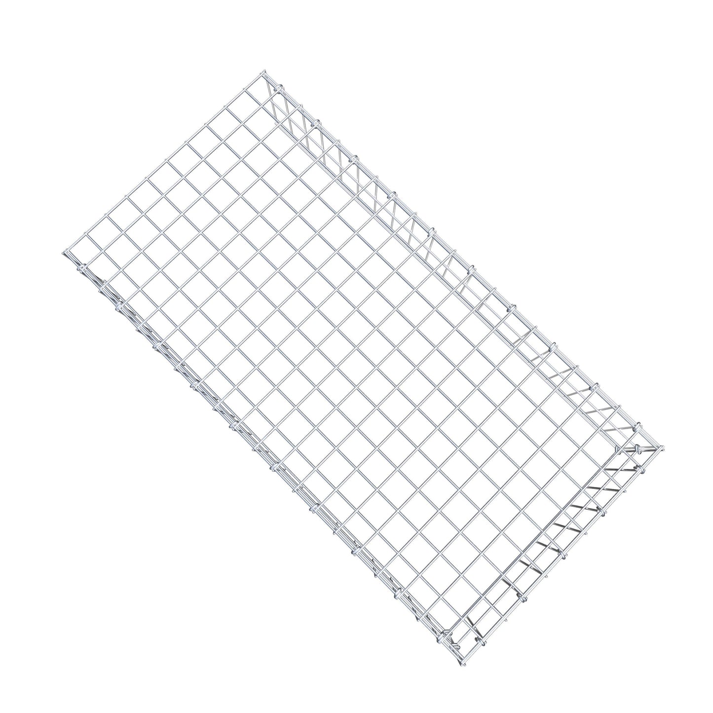 Gabião Tipo 4 100 cm x 20 cm x 50 cm (C x A x P), malhagem 5 cm x 10 cm, anel C