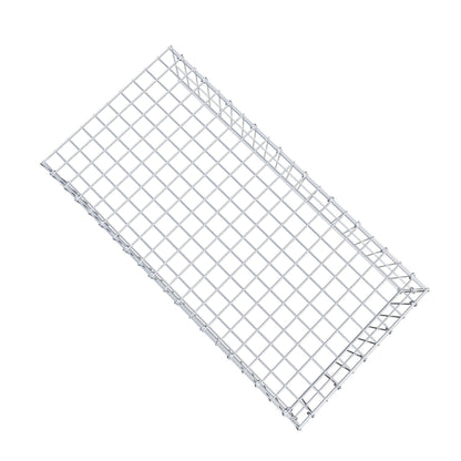 Gabião Tipo 4 100 cm x 20 cm x 50 cm (C x A x P), malhagem 5 cm x 10 cm, anel C