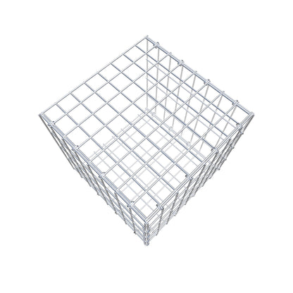 Gabião tipo 2 40 cm x 40 cm x 40 cm, malhagem 5 cm x 10 cm, anel C