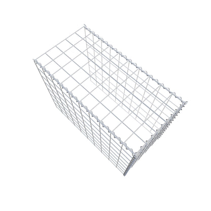 Add-on schanskorf type 4 100 cm x 80 cm x 50 cm (L x H x D), maaswijdte 10 cm x 10 cm, spiraal