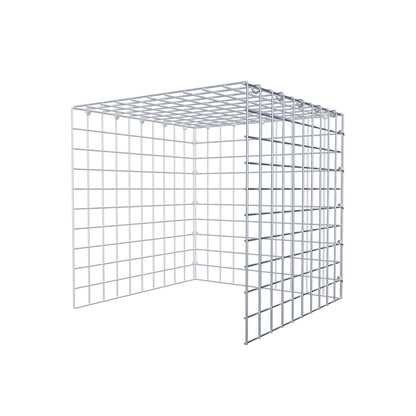 Anbaugabione Typ 4 50 cm x 50 cm x 50 cm (L x H x T), Maschenweite 5 cm x 5 cm, C-Ring