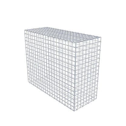 Gabião 100 cm x 80 cm x 40 cm (C x A x P), malhagem 5 cm x 5 cm, anel C