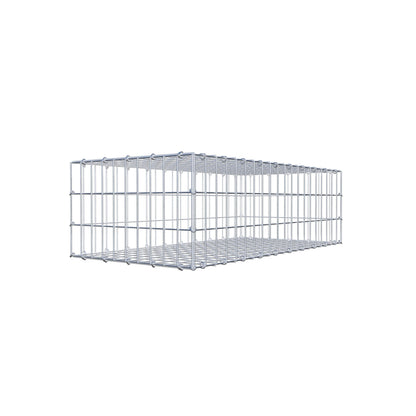 Schanskorf 100 cm x 30 cm x 50 cm (L x H x D), maaswijdte 5 cm x 10 cm, C-ring
