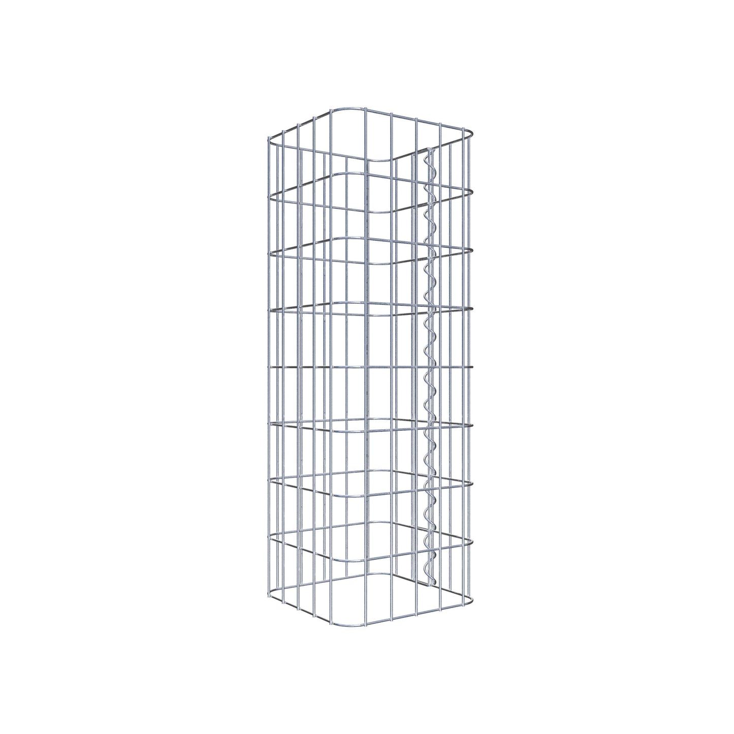 Gabion column square 27 cm x 27 cm, 80 cm height, MW 5 cm x 10 cm