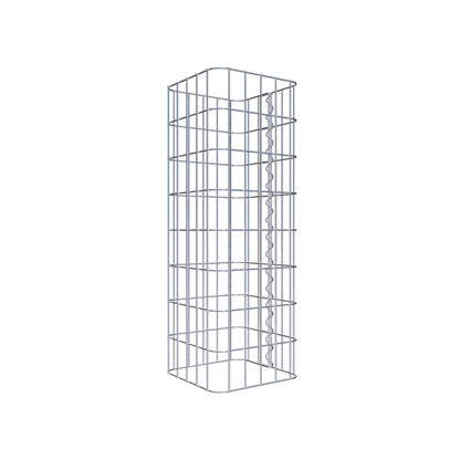 Gabion column square 27 cm x 27 cm, 80 cm height, MW 5 cm x 10 cm