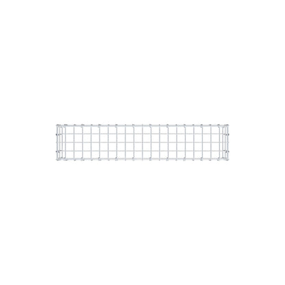 Type 3 oplegkorf 100 cm x 20 cm x 20 cm (L x H x D), maaswijdte 5 cm x 10 cm, C-ring