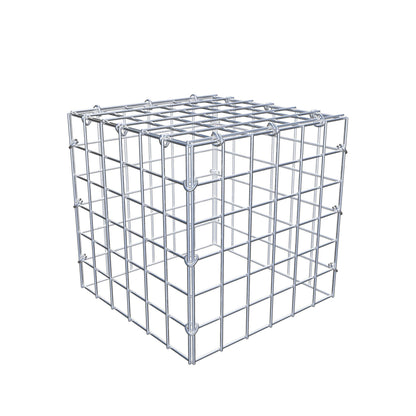 Fourche rapportée type 3 30 cm x 30 cm x 30 cm (L x H x P), maille 5 cm x 5 cm, anneau en C