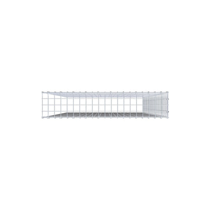 Gabbione aggiuntivo tipo 4 200 cm x 100 cm x 20 cm (L x H x P), maglia 5 cm x 5 cm, anello a C