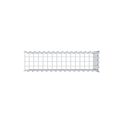 Gavión complementario tipo 4 80 cm x 40 cm x 20 cm (L x A x P), malla 5 cm x 5 cm, espiral