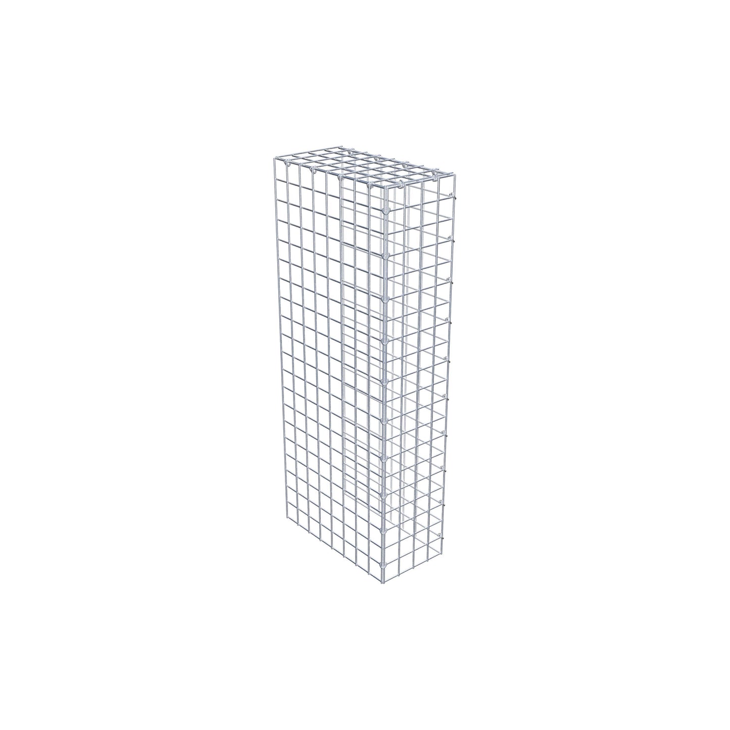 Type 4 oplegkorf 100 cm x 40 cm x 20 cm (L x H x D), maaswijdte 5 cm x 5 cm, C-ring