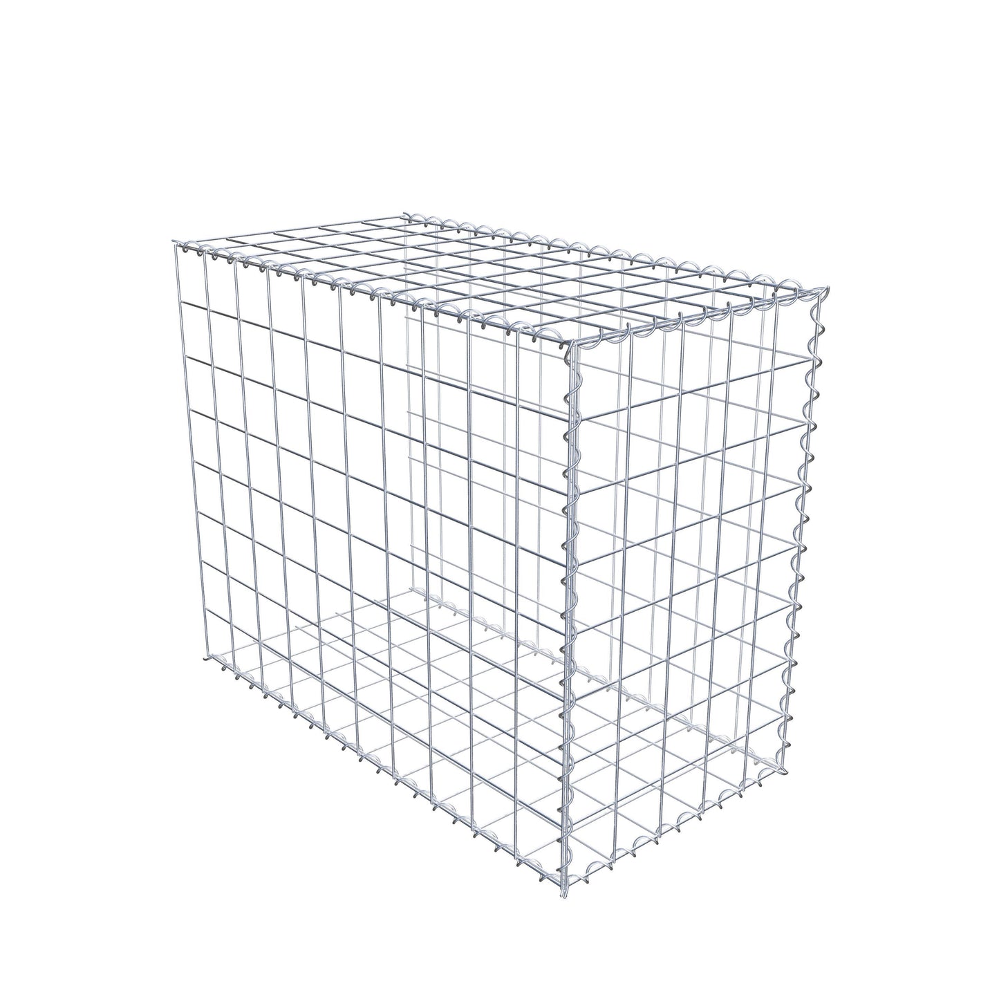 Add-on schanskorf type 2 100 cm x 80 cm x 50 cm (L x H x D), maaswijdte 10 cm x 10 cm, spiraal