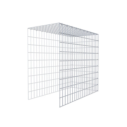 Gavión adicional tipo 4 100 cm x 90 cm x 50 cm (L x A x P), malla 5 cm x 10 cm, anillo en C