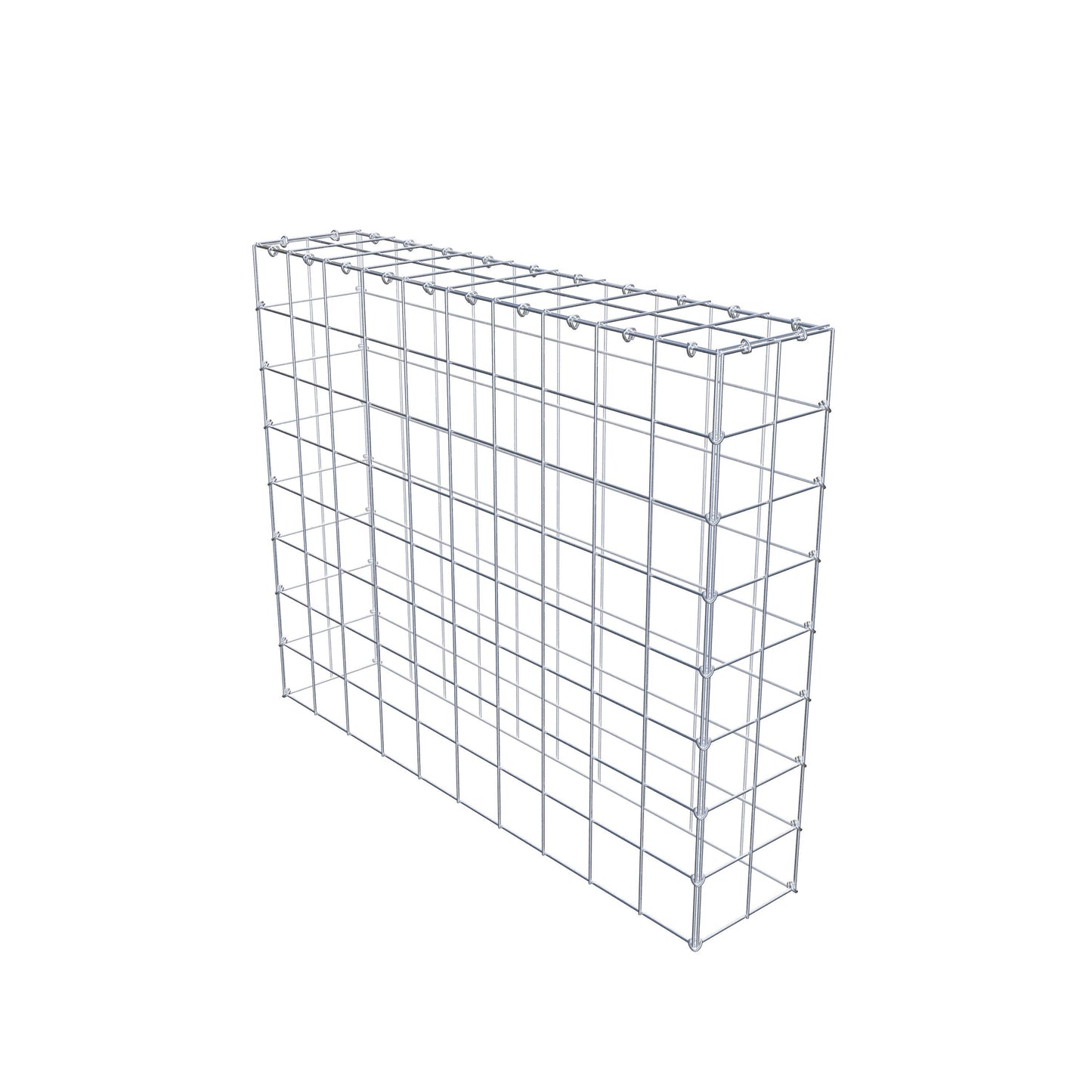 Anbaugabione Typ 3 100 cm x 80 cm x 20 cm (L x H x T), Maschenweite 10 cm x 10 cm, C-Ring
