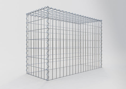 Add-on schanskorf type 3 100 cm x 70 cm x 40 cm (L x H x D), maaswijdte 5 cm x 10 cm, spiraalvormig