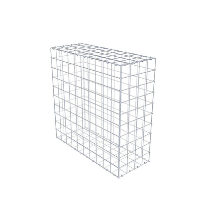 Schanskorf 100 cm x 100 cm x 40 cm (L x H x D), maaswijdte 10 x 10 cm, spiraalring