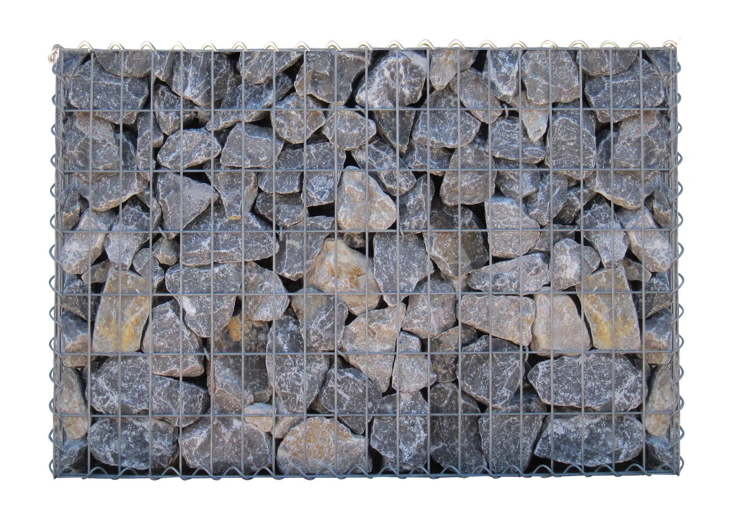 Gabbione 100 cm x 70 cm x 30 cm (L x H x P), maglia 5 cm x 10 cm, spirale
