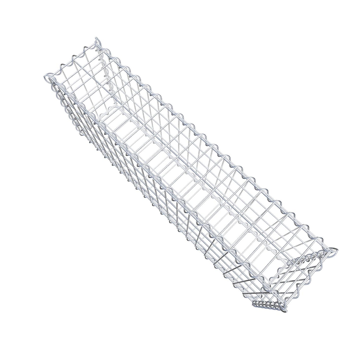 Set van 2 schanskorven 100 cm x 40 cm x 20 cm (L x H x D), maaswijdte 5 x 10 cm, spiraalvormig