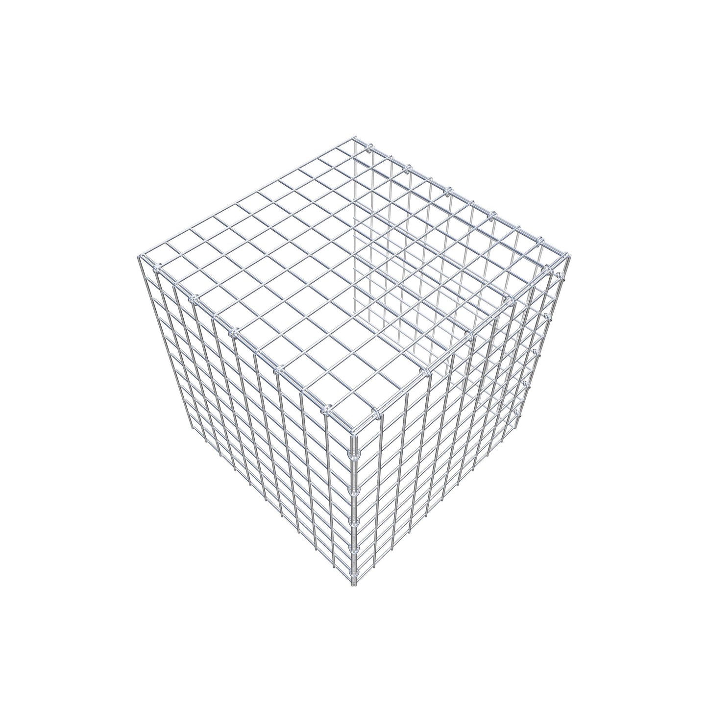 Anbaugabione Typ 4 50 cm x 50 cm x 50 cm (L x H x T), Maschenweite 5 cm x 5 cm, C-Ring