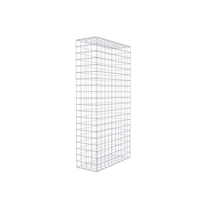 Schanskorf 200 cm x 100 cm x 40 cm (L x H x D), maaswijdte 10 cm x 10 cm, C-ring