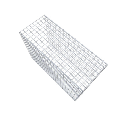Mounted gabion type 2 100 cm x 70 cm x 40 cm (L x H x D), mesh size 5 cm x 5 cm, C-ring