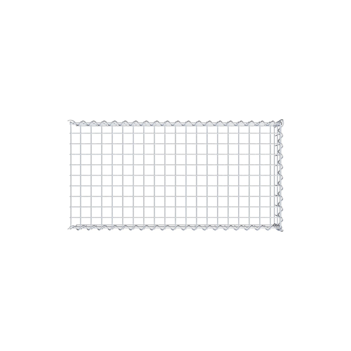 Add-on schanskorf type 4 100 cm x 20 cm x 50 cm (L x H x D), maaswijdte 5 cm x 10 cm, spiraalvormig
