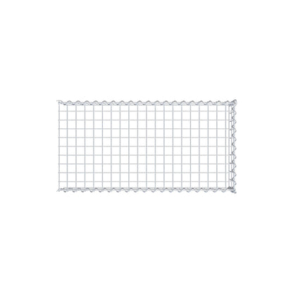 Add-on schanskorf type 4 100 cm x 20 cm x 50 cm (L x H x D), maaswijdte 5 cm x 10 cm, spiraalvormig