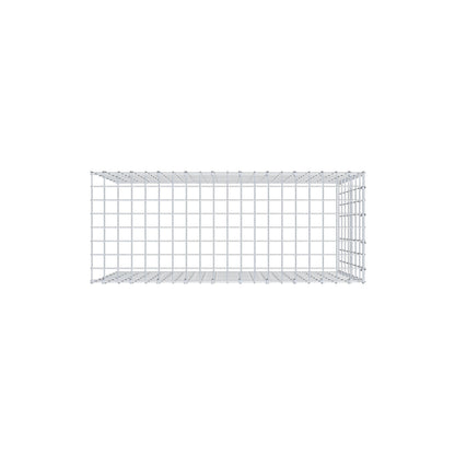 Mounted gabion type 4 100 cm x 70 cm x 40 cm (L x H x D), mesh size 5 cm x 10 cm, C-ring