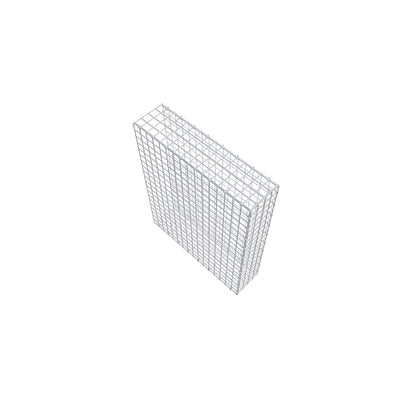Gavión complementario de tipo 2 100 cm x 80 cm x 20 cm (largo x alto x fondo), malla 5 cm x 5 cm, anillo en C