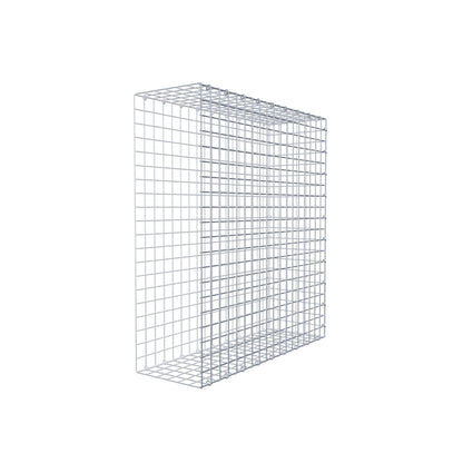 Monteret gabion type 2 100 cm x 90 cm x 30 cm (L x H x D), maskestørrelse 5 cm x 5 cm, C-ring