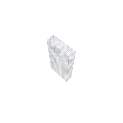 Opzetpaal type 3 200 cm x 100 cm x 30 cm (L x H x D), maaswijdte 5 cm x 5 cm, C-ring
