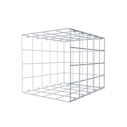 Gabião tipo 2 50 cm x 40 cm x 40 cm (C x A x P), malhagem 10 cm x 10 cm, anel C