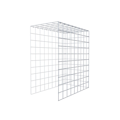 Fourche rapportée type 4 100 cm x 90 cm x 50 cm (L x H x P), mailles 10 cm x 10 cm, anneau C