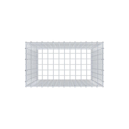 Gabião Tipo 3 100 cm x 70 cm x 40 cm (C x A x P), malhagem 5 cm x 5 cm, anel C