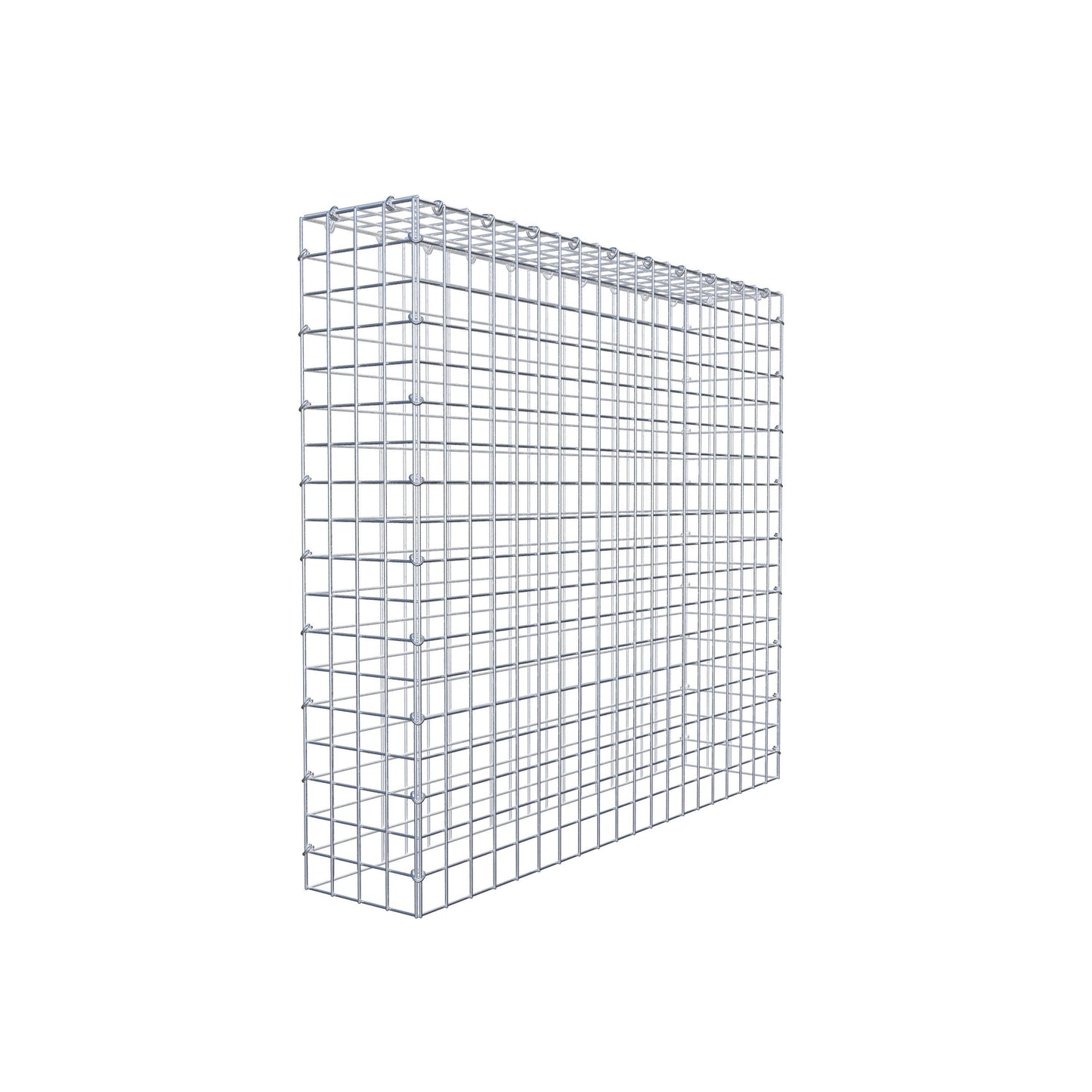 Type 3 oplegkorf 100 cm x 90 cm x 20 cm (L x H x D), maaswijdte 5 cm x 5 cm, C-ring