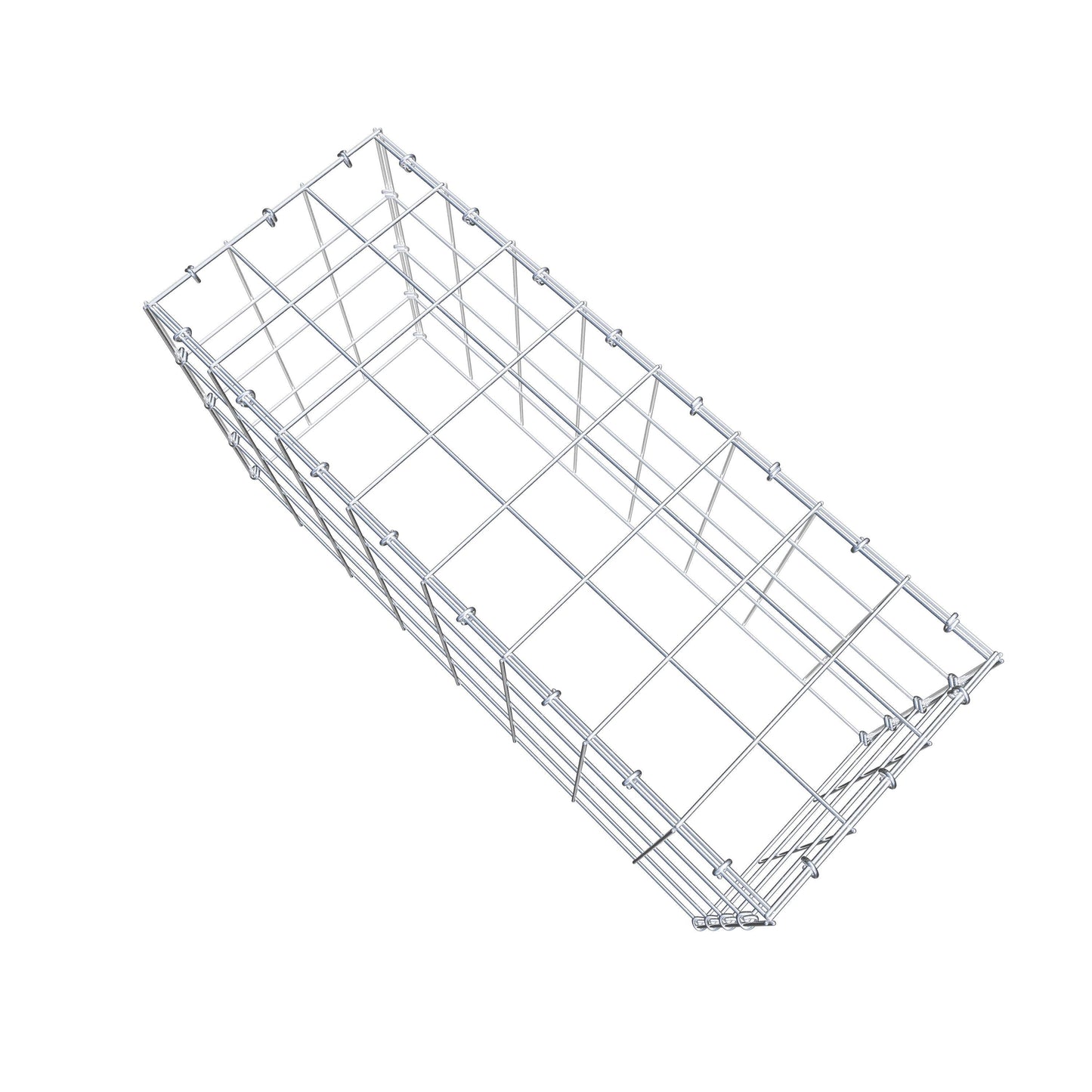 Gabião Tipo 3 80 cm x 40 cm x 30 cm (C x A x P), malhagem 10 cm x 10 cm, anel C