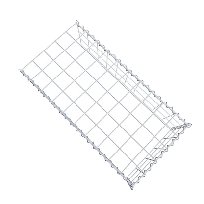 Add-on schanskorf type 4 100 cm x 30 cm x 50 cm (L x H x D), maaswijdte 10 cm x 10 cm, spiraalvormig