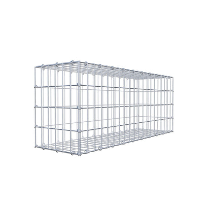 Gabião 100 cm x 40 cm x 30 cm (C x A x P), malhagem 5 cm x 10 cm, anel C
