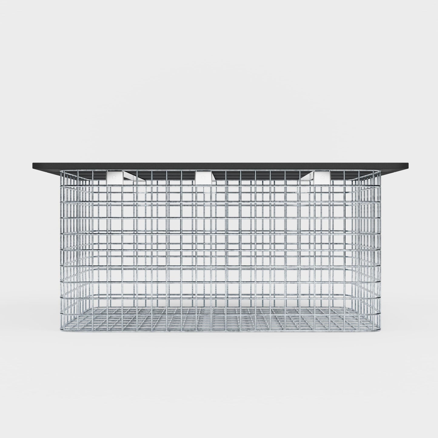 Tuinbank 102 x 50 x 52 cm MW 5 x 5 cm thermisch verzinkt, met gerecycled blad in antraciet