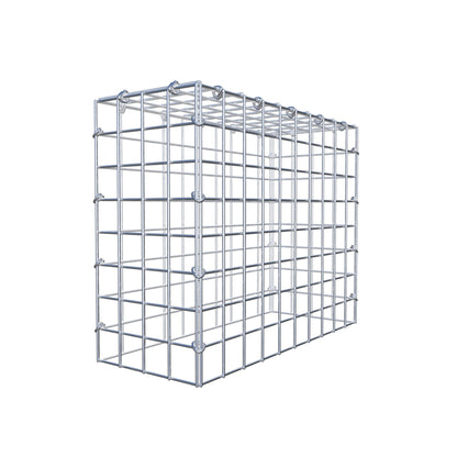 Monteret gabion type 3 50 cm x 40 cm x 20 cm (L x H x D), maskestørrelse 5 cm x 5 cm, C-ring