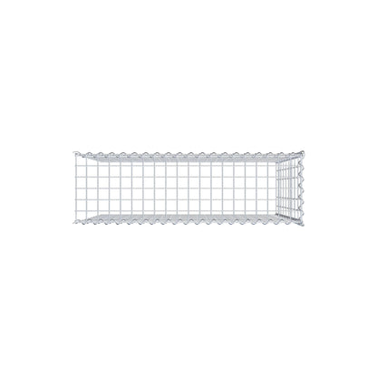 Aangegroeide schanskorf type 4 100 cm x 90 cm x 30 cm (L x H x D), maaswijdte 5 cm x 10 cm, spiraal