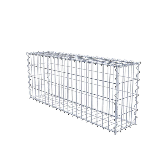 Set di 2 gabbioni 100 cm x 40 cm x 20 cm (L x H x P), maglia 5 x 10 cm, spirale