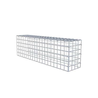 Anbaugabione Typ 4 100 cm x 30 cm x 20 cm (L x H x T), Maschenweite 5 cm x 5 cm, C-Ring