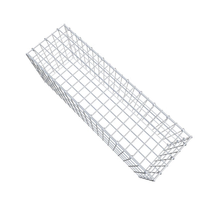 Gavión complementario de tipo 3 100 cm x 40 cm x 30 cm (largo x alto x fondo), malla 5 cm x 10 cm, anillo en C